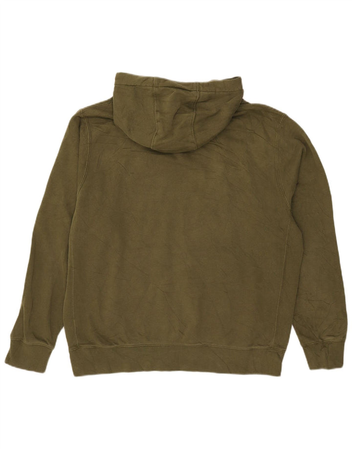 Felpa con cappuccio da uomo Nike Large in cotone kaki