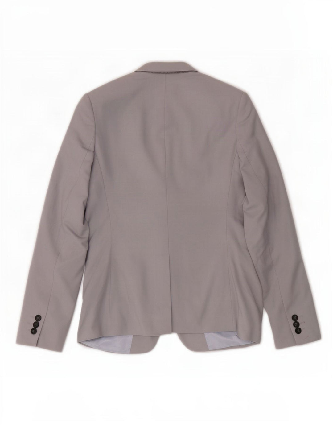 Giacca blazer da donna a 1 bottone Topshop UK 8 piccola poliestere grigio