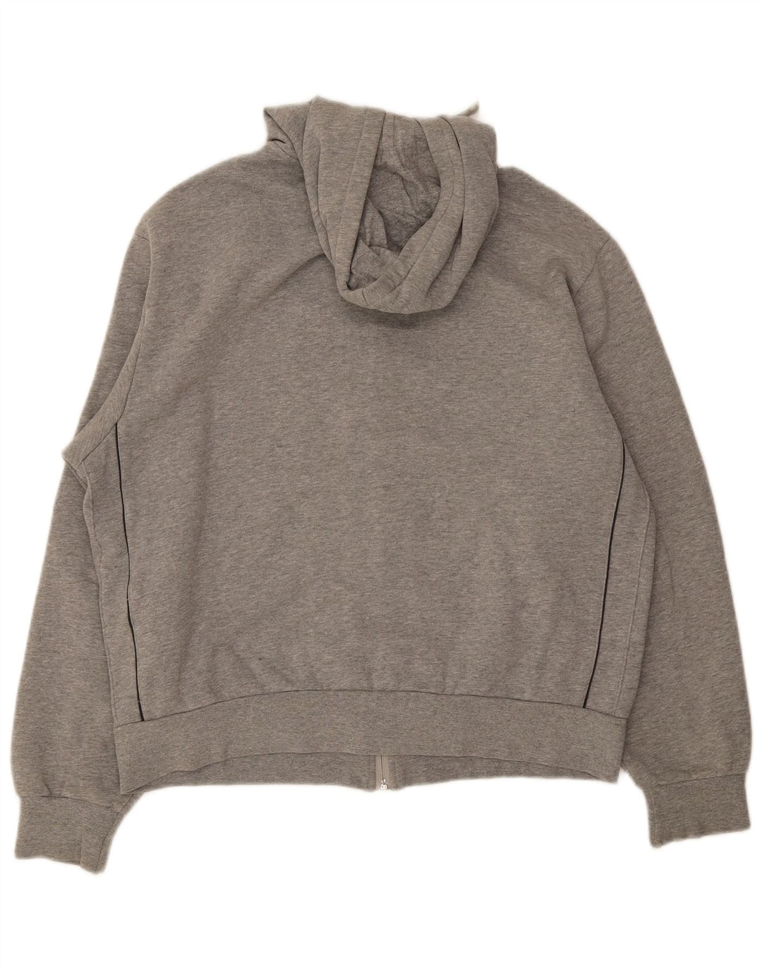 Maglione con cappuccio e zip da uomo Lotto XL in cotone grigio