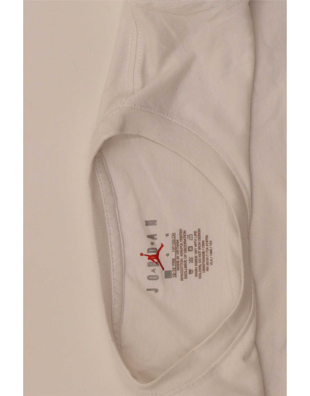 T-shirt grafica Jordan da bambino, 12-13 anni, grande, bianca