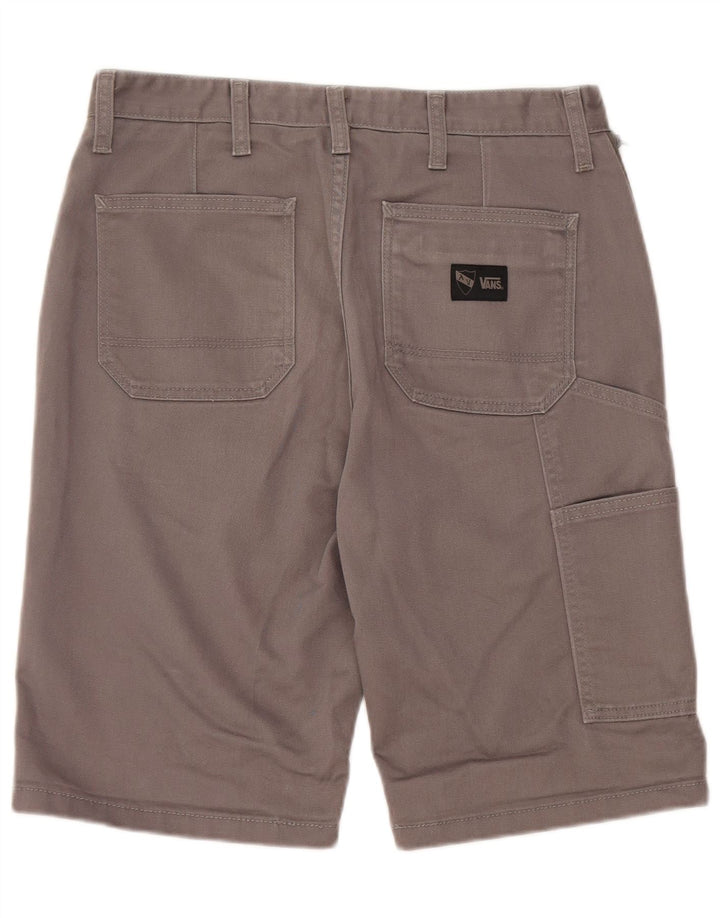 Pantaloncini cargo da uomo Vans W30 in cotone grigio medio