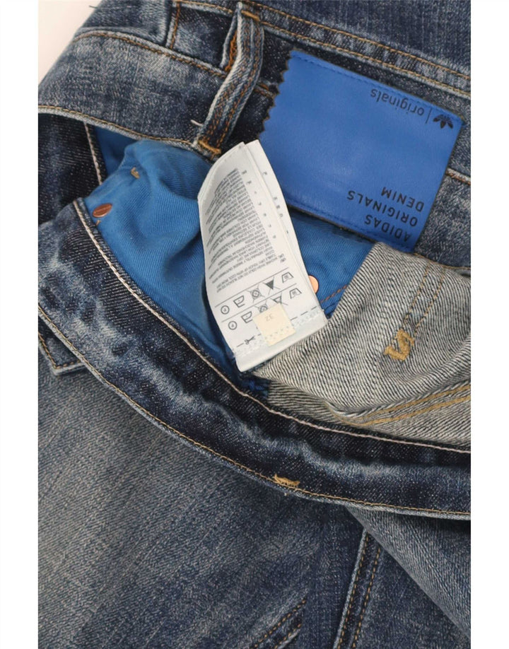 Jeans dritti da uomo Adidas W32 L29 cotone blu