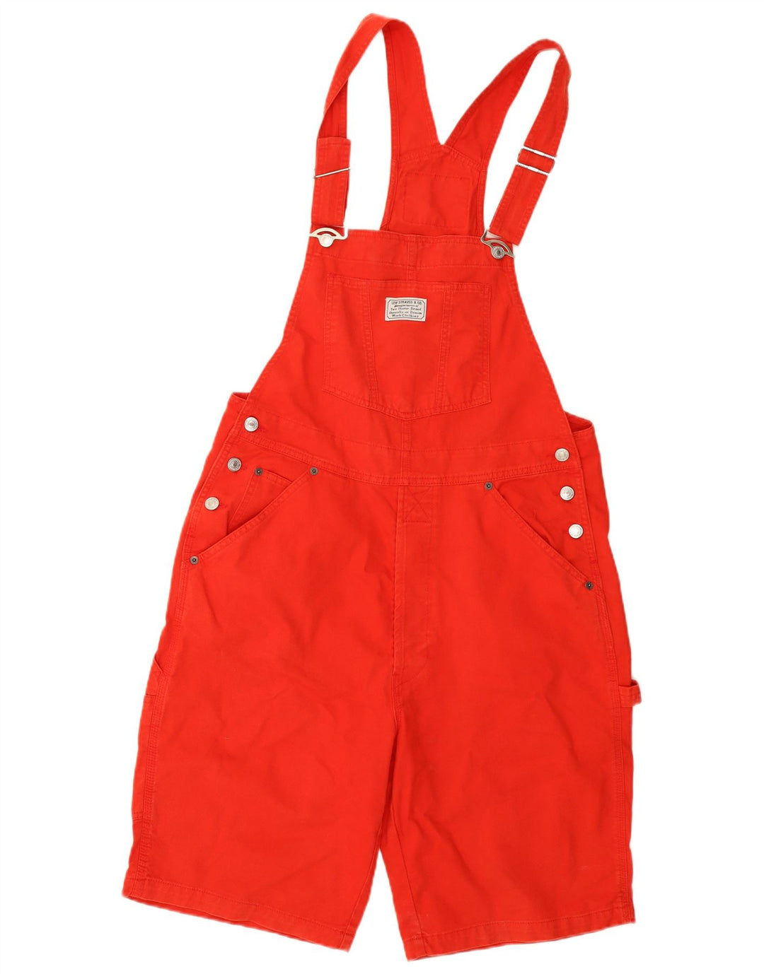 Levi's Salopette da donna Pantaloncini di jeans Grandi W36 Cotone rosso