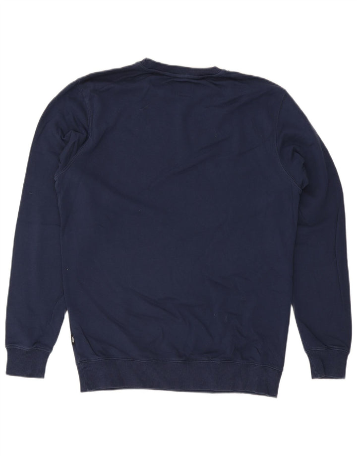Felpa da uomo Vans maglione piccolo blu navy in cotone
