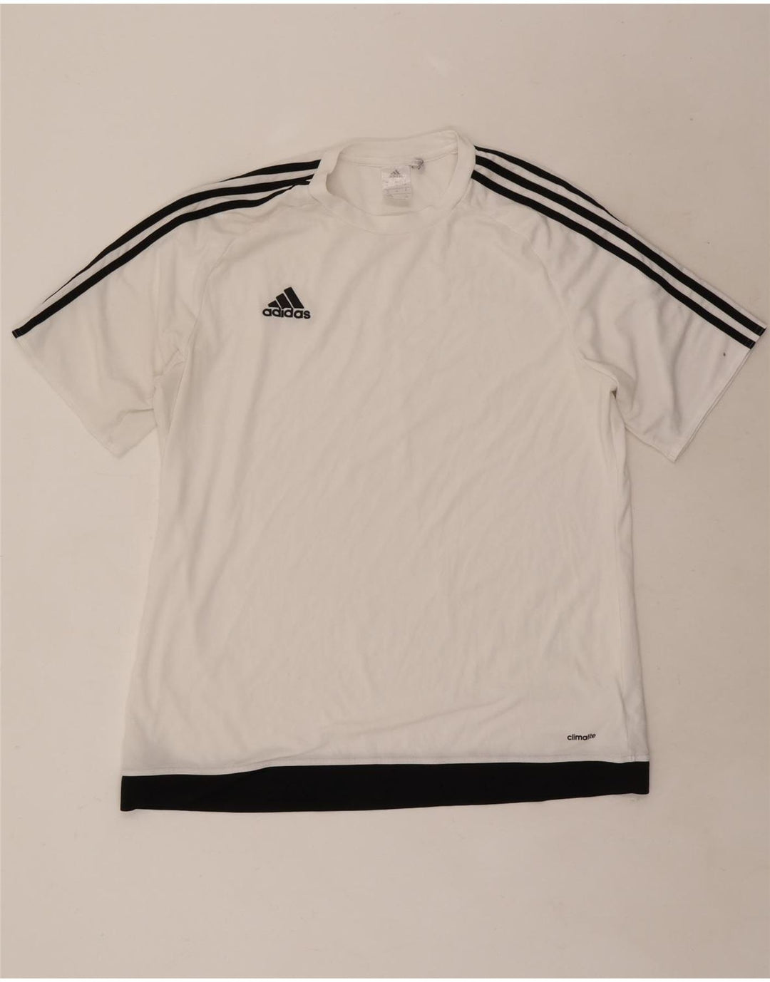 T-shirt Adidas da uomo Climalite Top XL poliestere color block bianco