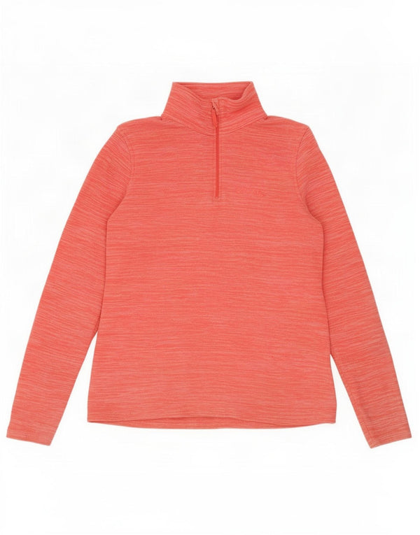 Maglione in pile da donna con collo con zip Mountain Warehouse UK 12 Rosa medio screziato