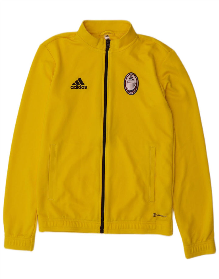 Giacca da tuta da uomo ADIDAS Aeroready piccola in poliestere giallo