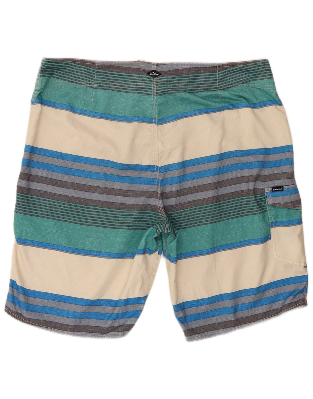 Pantaloncini da bagno da uomo O'Neill XL in poliestere a righe multicolore