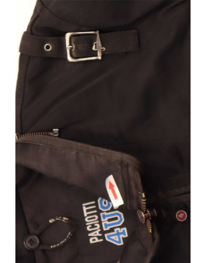 Cesare Paciotti 4US Giacca da uomo Utility UK 40 Large Nera in poliammide