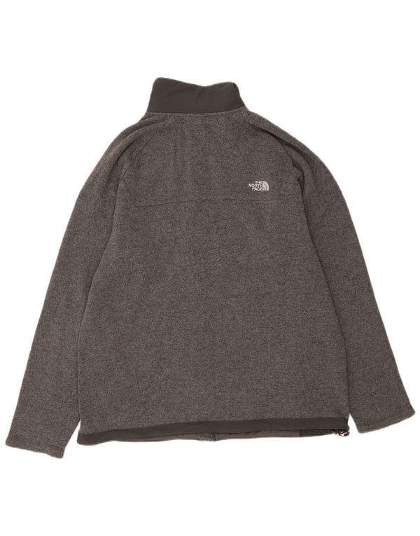 Maglione cardigan da uomo The North Face XL in lana grigia