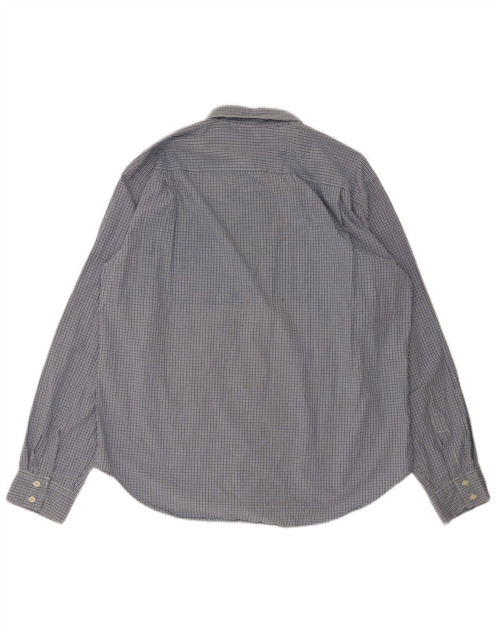 Camicia da uomo Gap XL in cotone a quadri blu