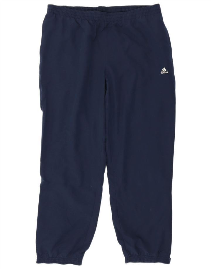 Pantaloni da tuta da uomo Adidas Climalite Joggers XL blu navy poliestere