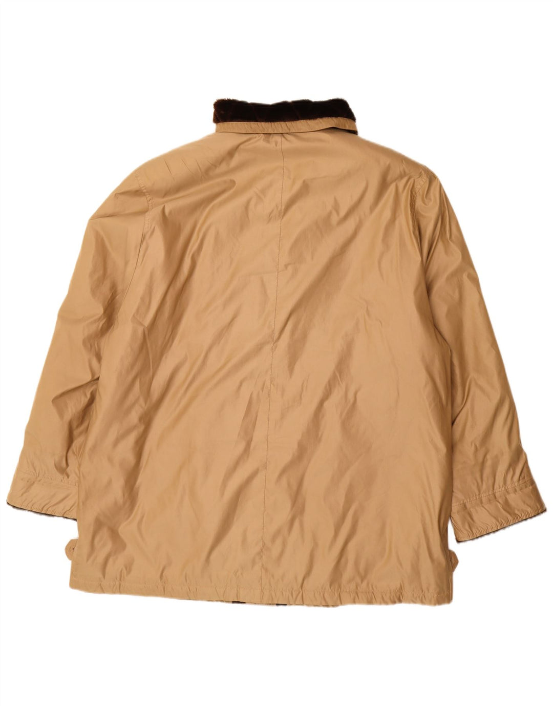 Giacca a vento oversize da donna Delmod UK 18 XL Poliestere beige