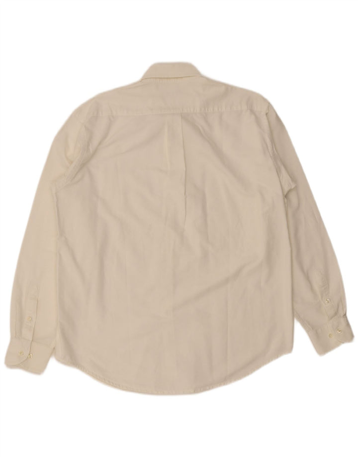 Camicia Benetton Uomo Large Cotone Bianco