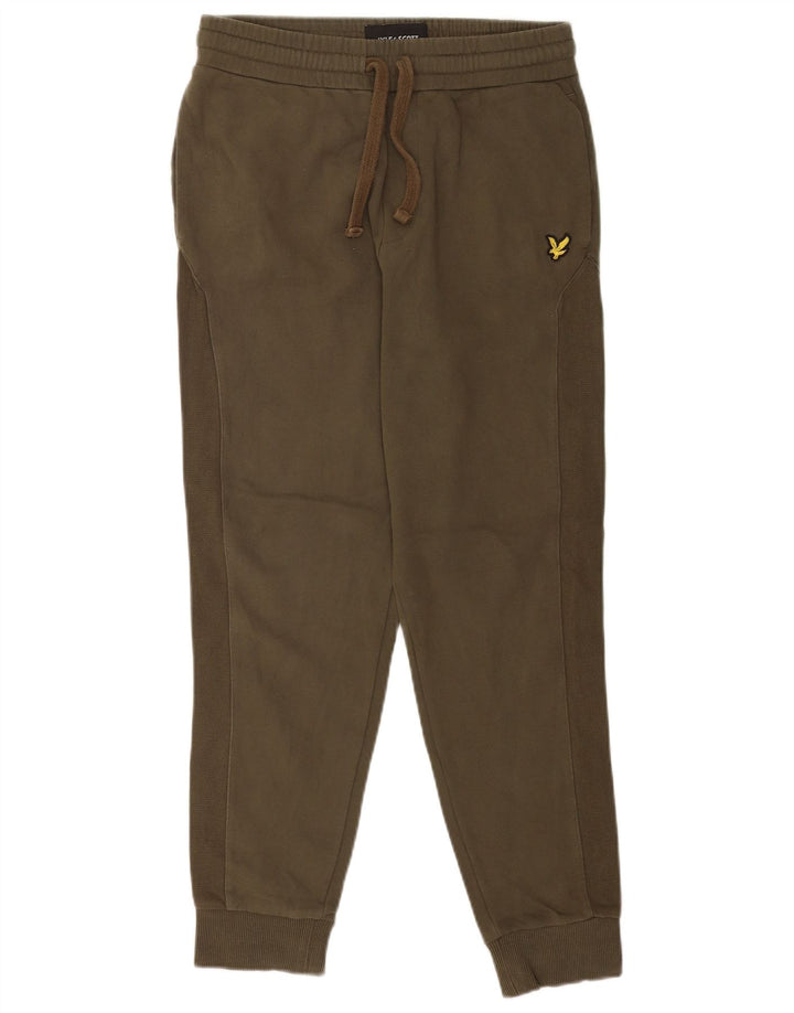 Pantaloni da tuta da uomo Lyle & Scott Joggers piccoli in cotone verde