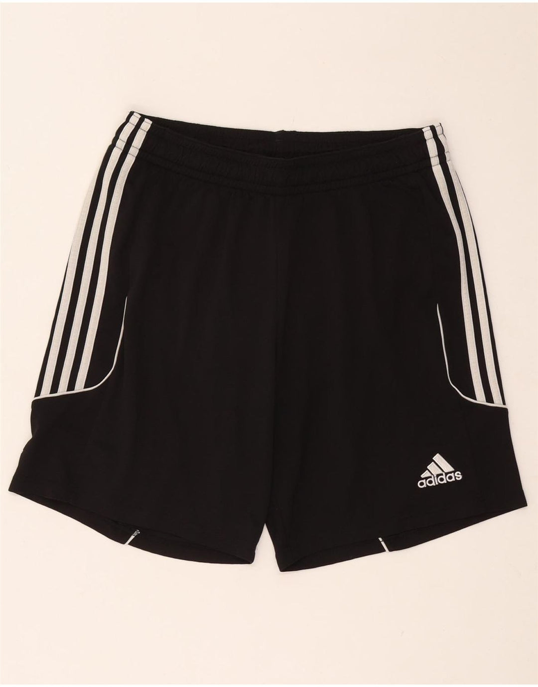 Pantaloncini sportivi ADIDAS Climalite da uomo grandi in poliestere nero