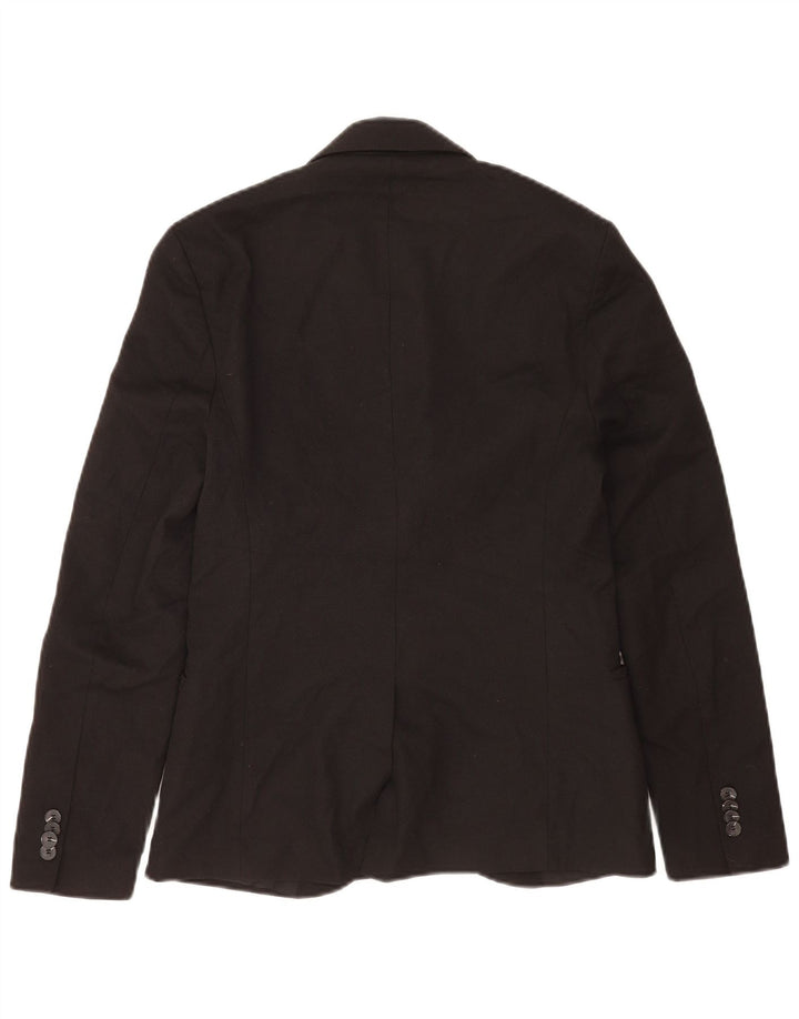 Giacca blazer da uomo a 2 bottoni Zara UK 36 piccola nera