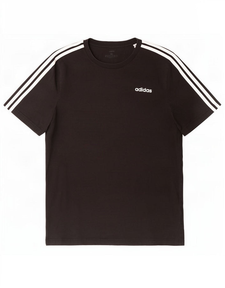 T-shirt da uomo Adidas Top XL in cotone nero