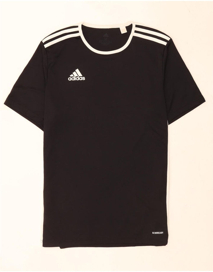 T-shirt Adidas Aeroready da uomo, media, in poliestere nero
