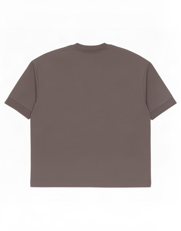 T-shirt Zara da uomo Top Large in cotone grigio