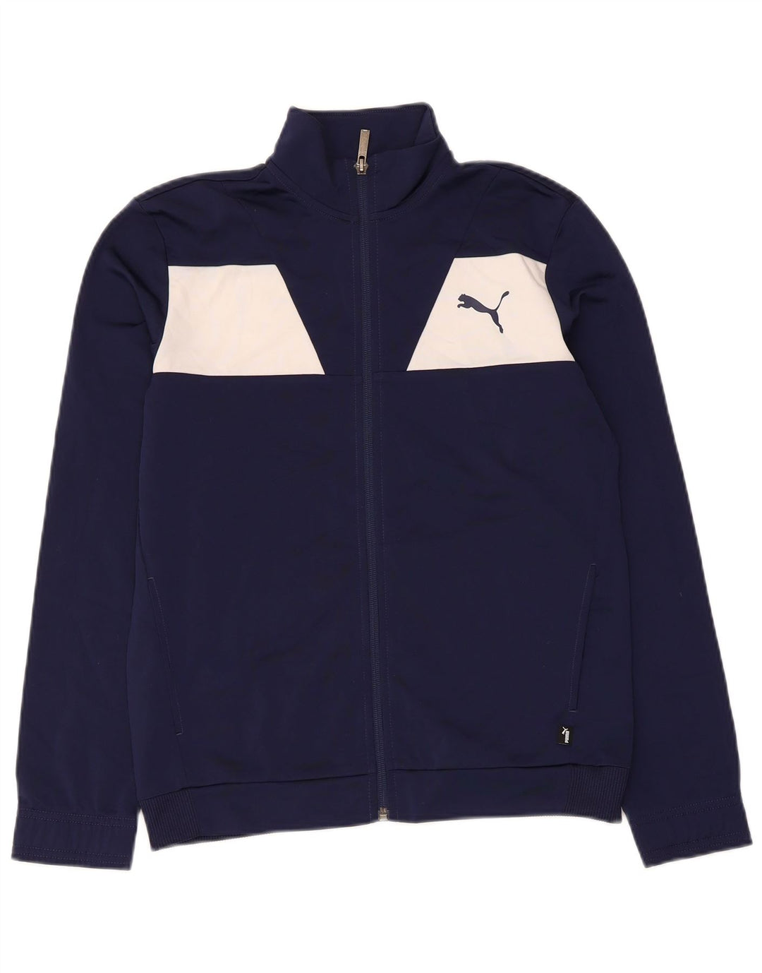 Giacca da tuta da ragazzo Puma 13-14 anni Blu navy Colourblock