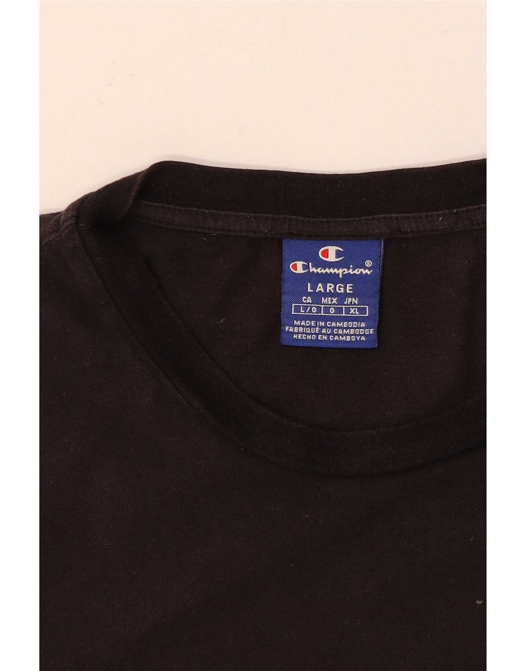 T-shirt grafica da uomo Champion Top grande marrone