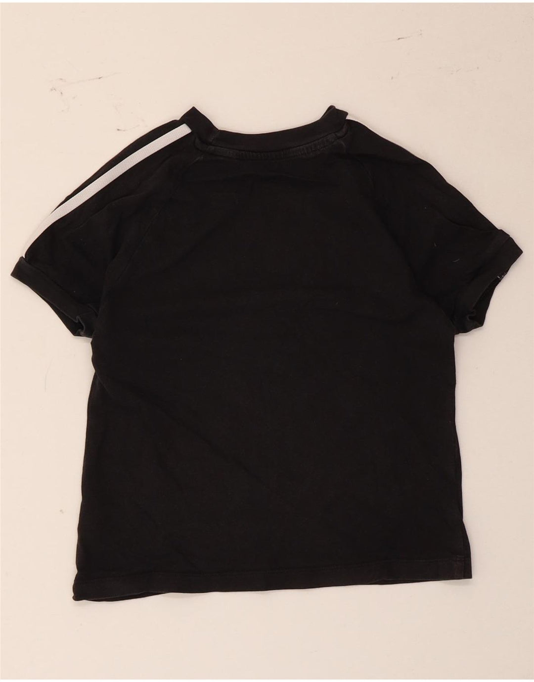 T-shirt Adidas da bambino Top 6-7 anni in cotone nero