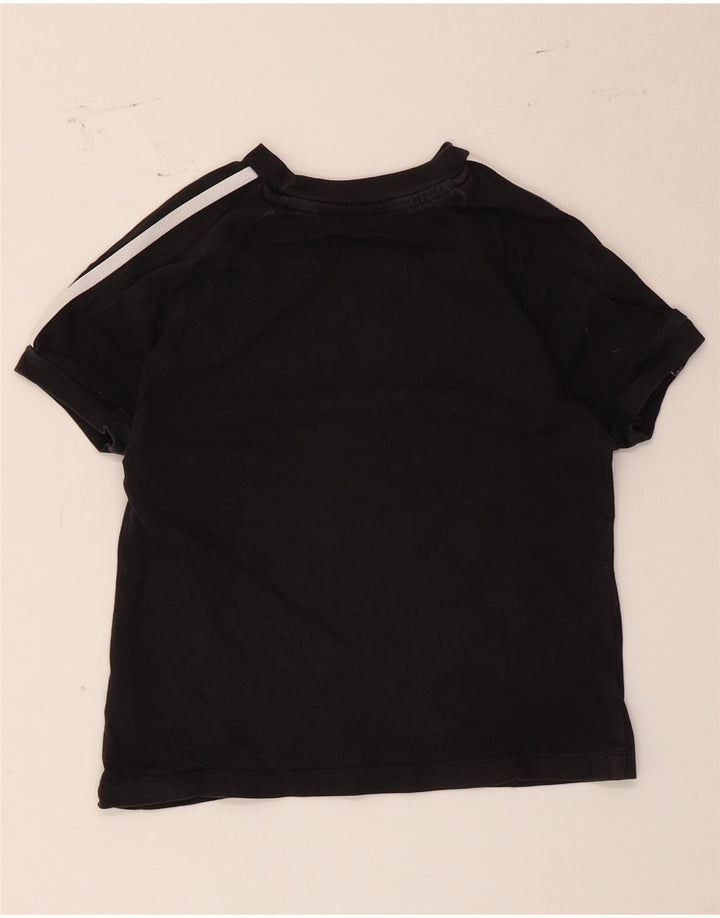T-shirt Adidas da bambino Top 6-7 anni in cotone nero