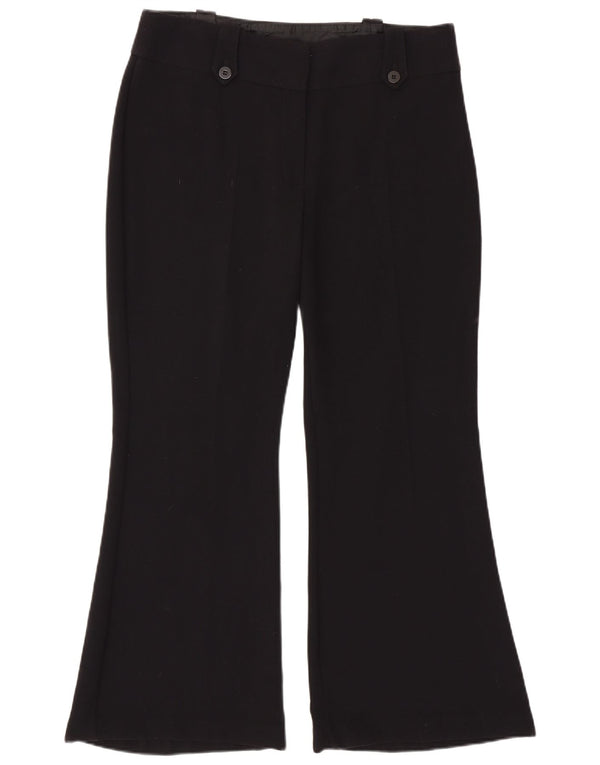 Pantaloni casual Flare da donna Marks & Spencer UK 16 Large W34 L30 Neri