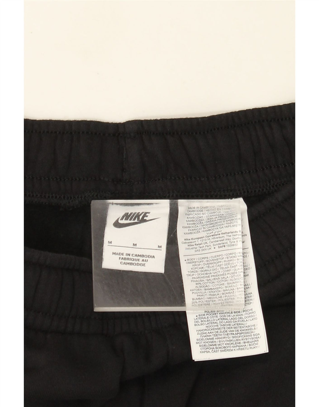 Pantaloni da tuta con grafica Nike da uomo Joggers Medium Black Colourblock