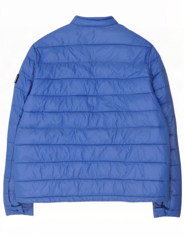 Giacca imbottita da uomo Dkny UK 44 2XL nylon blu