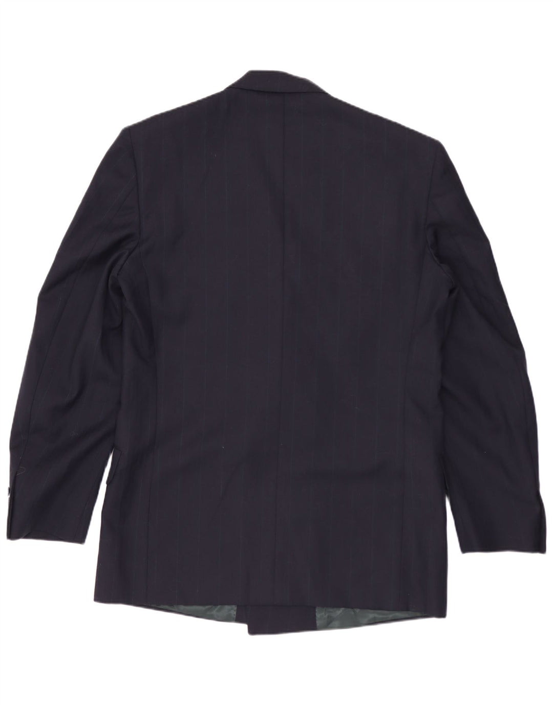 Giacca Blazer Uomo Renato Fagnucei IT 46 Small Blu Navy Gessato