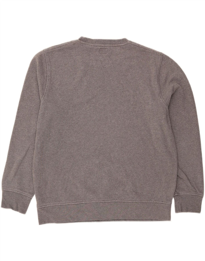 Felpa grafica da uomo Levi's, maglione XL, cotone grigio