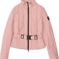 REFRIGIWEAR Womens Crop Padded Jacket UK 16 Large Pink Nylon | Vintage Refrigiwear | Thrift | Second-Hand Refrigiwear | Used Clothing | Messina Hembry 