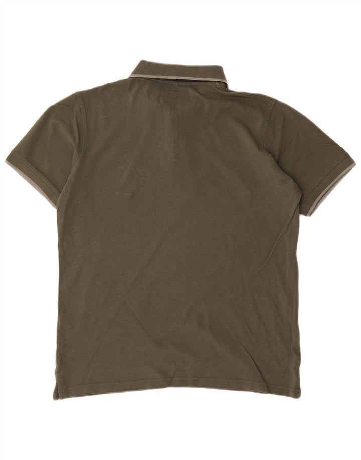 Polo da uomo Carrera grande in cotone kaki