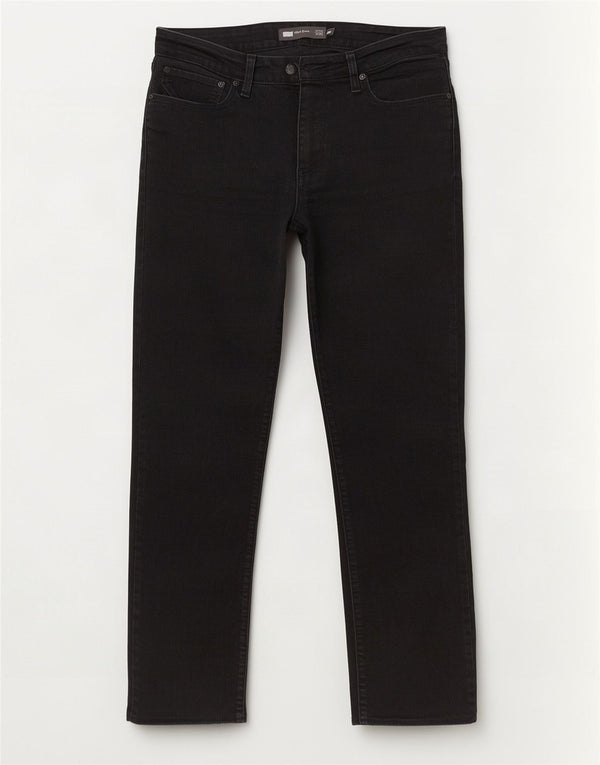 Jeans dritti a vita media Levi's Demi Curve da donna US 14 XL W32 L28 Neri