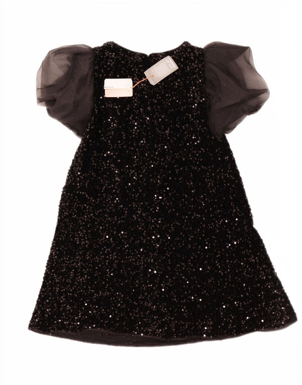 Abito a trapezio per ragazze Monsoon con paillettes 12-13 anni in poliestere nero