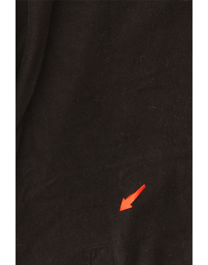 MOUNTAIN WAREHOUSE Giacca in pile con cappuccio da uomo UK 36 Small Poliestere nero
