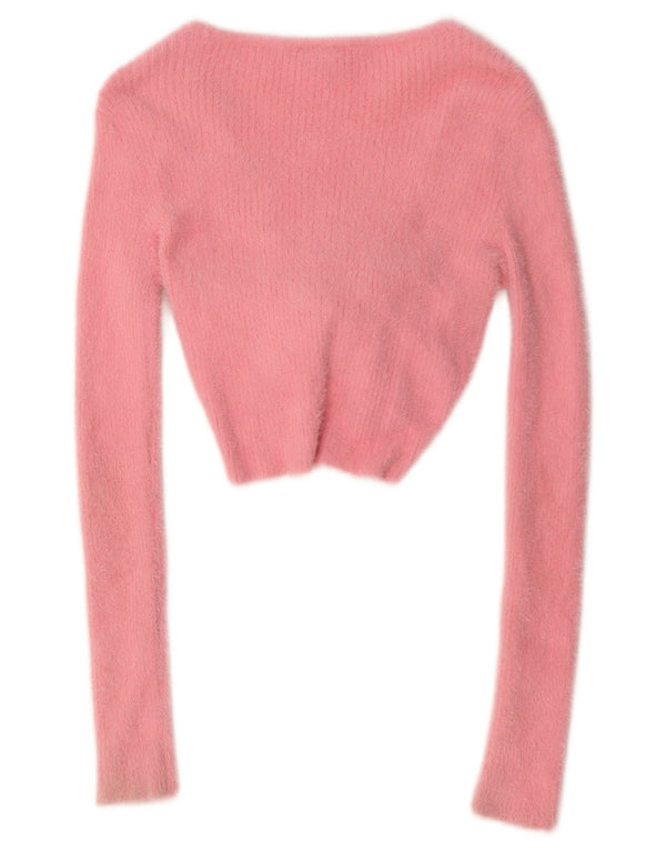 Top corto da donna Urban Outfitters UK 6 XS rosa poliammide
