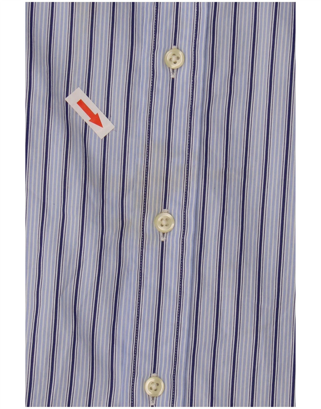 Polo Ralph Lauren Camicia da uomo in cotone a righe blu medio