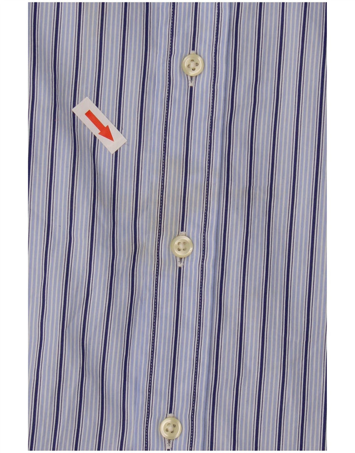 Polo Ralph Lauren Camicia da uomo in cotone a righe blu medio