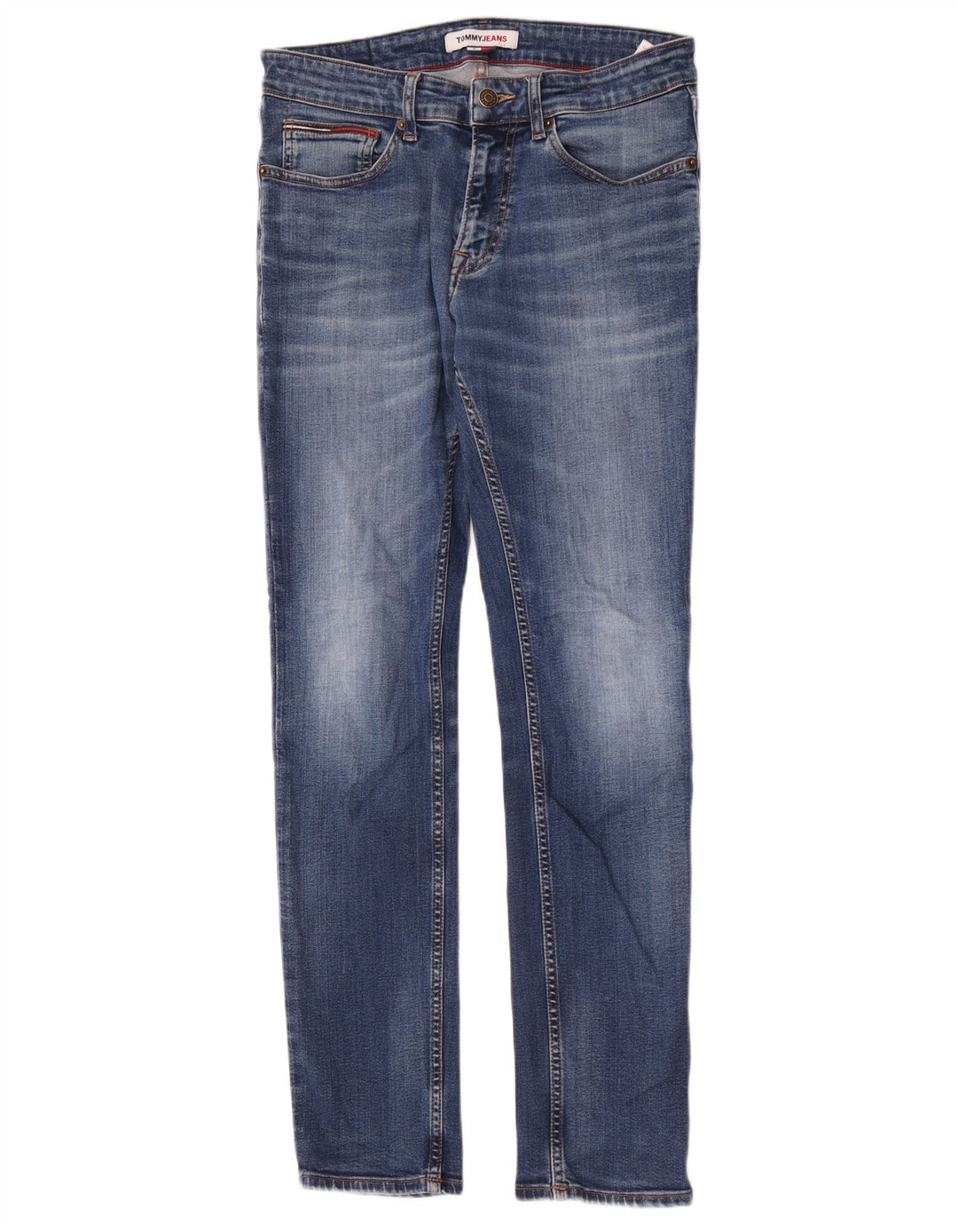 Jeans slim da uomo Tommy Hilfiger W31 L32 cotone blu