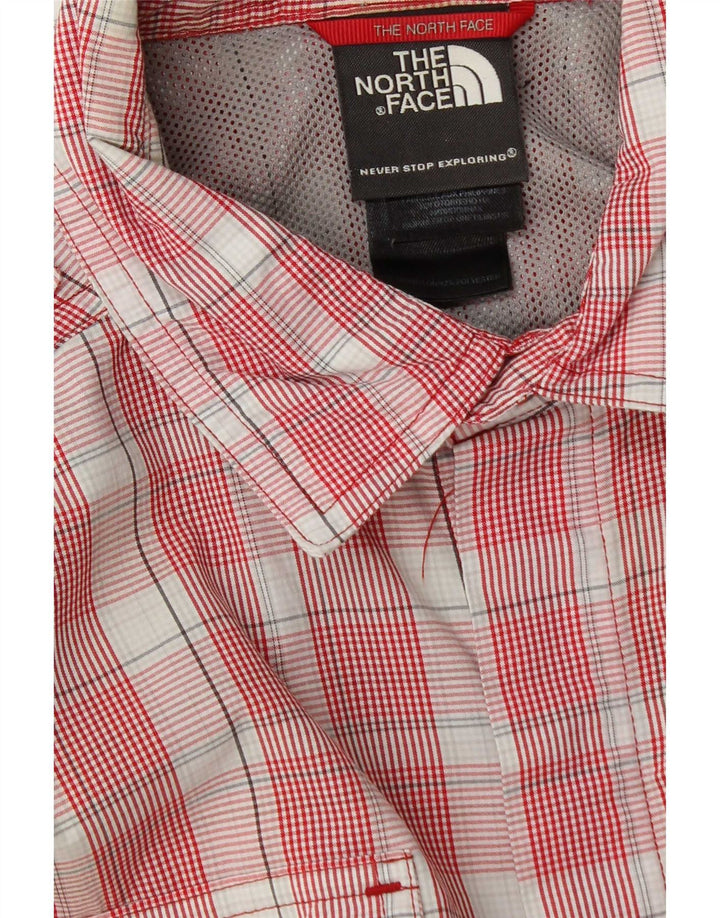 Camicia da uomo The North Face in nylon a quadri rossi piccoli