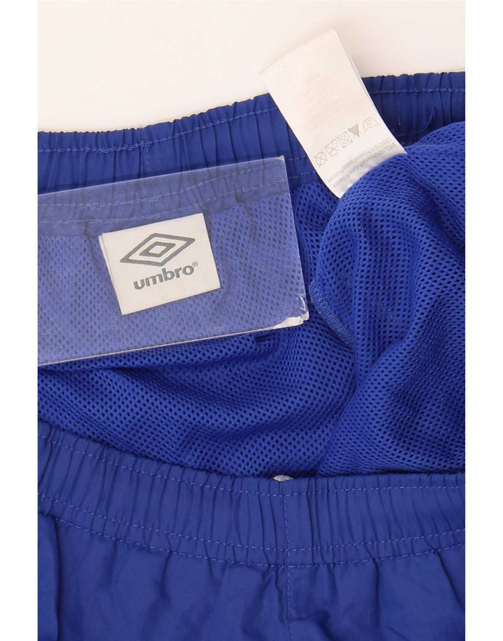 Pantaloncini sportivi Umbro da uomo grandi in poliestere blu