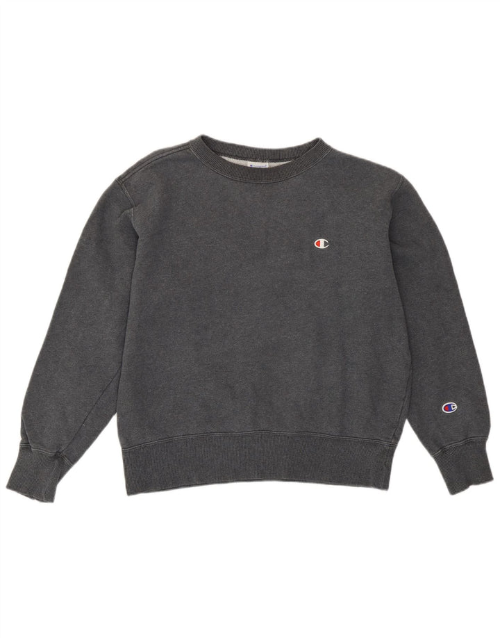Felpa oversize da donna Champion UK 10 Small Grey Cotton