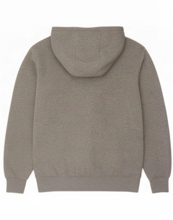 Felpa con cappuccio da uomo Nike Large in cotone chiazzato grigio