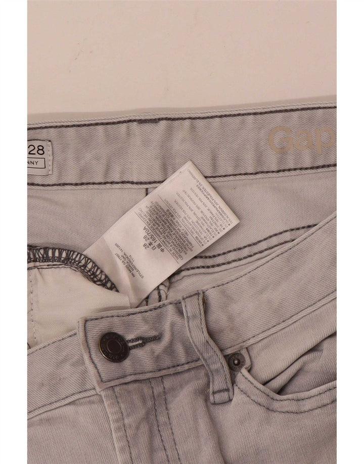 Jeans skinny da donna Gap W28 L28 cotone grigio
