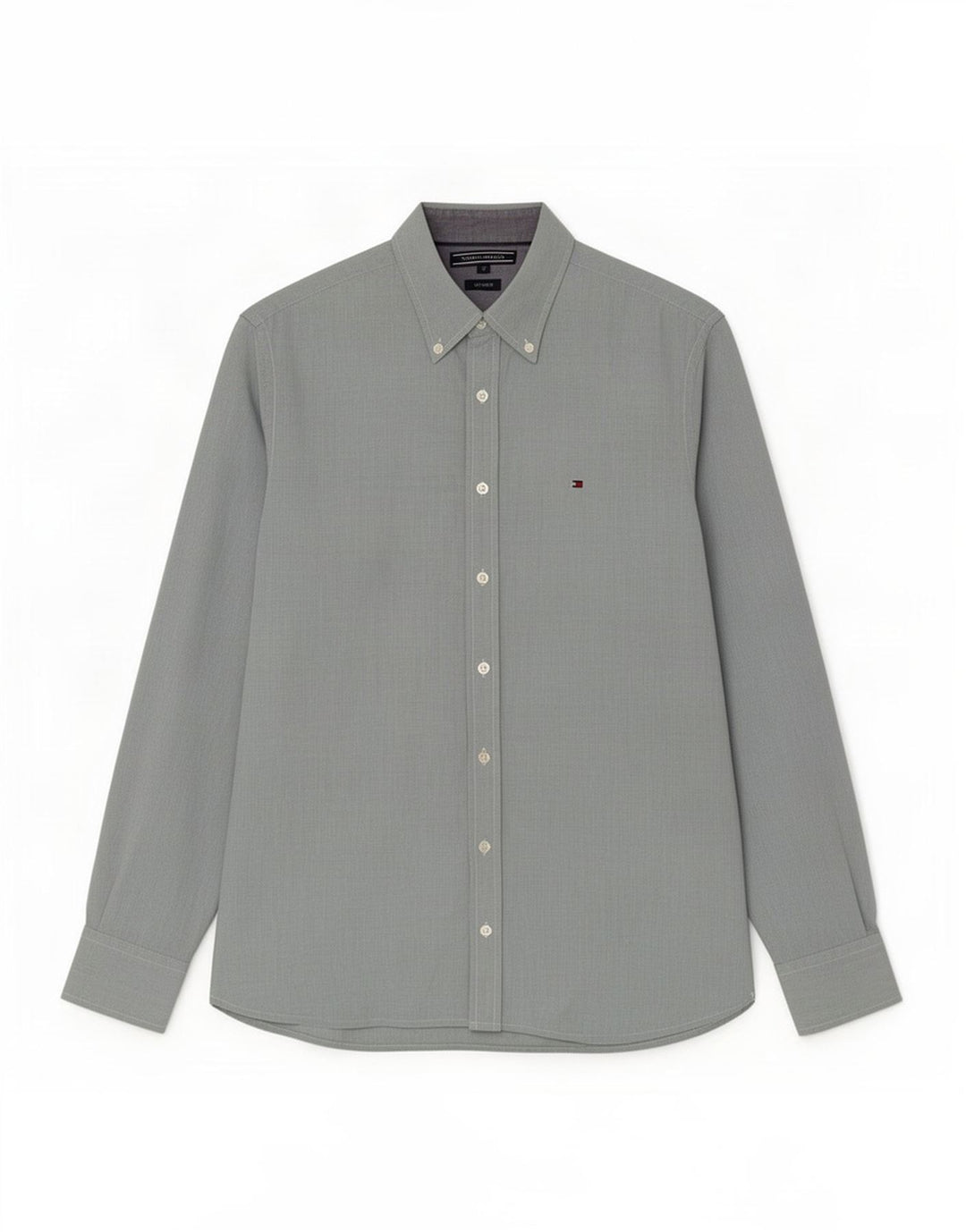 Camicia personalizzata da uomo Tommy Hilfiger in cotone verde medio