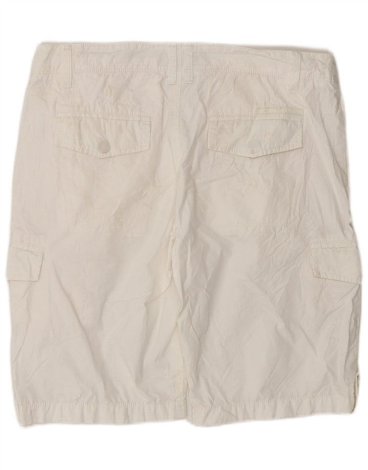 Pantaloncini cargo da uomo Calvin Klein W32 cotone bianco medio