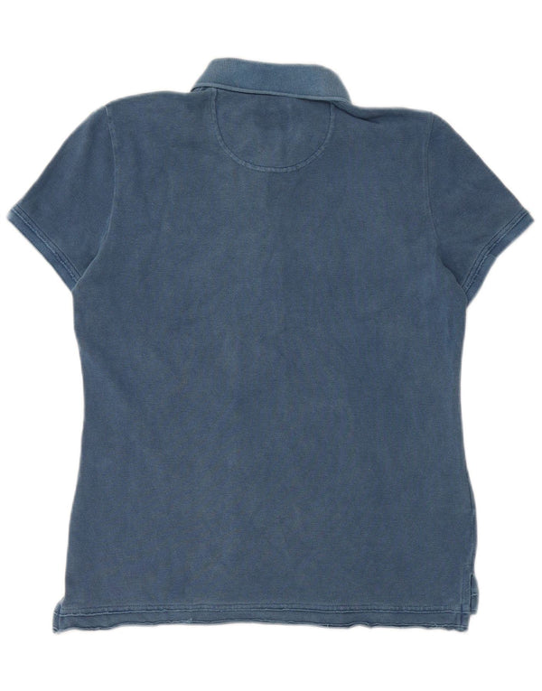 Polo da donna Lacoste taglia 40 in cotone blu medio